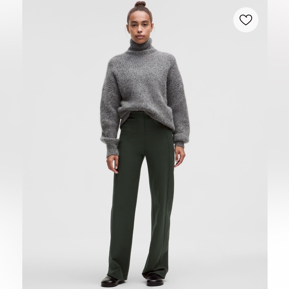 Lululemon Stretch Knit Straight Leg Pull On Pant
